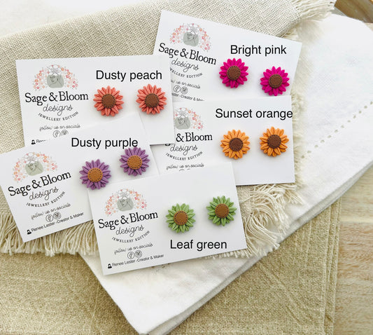 Classic Daisy Stud (colour collection)