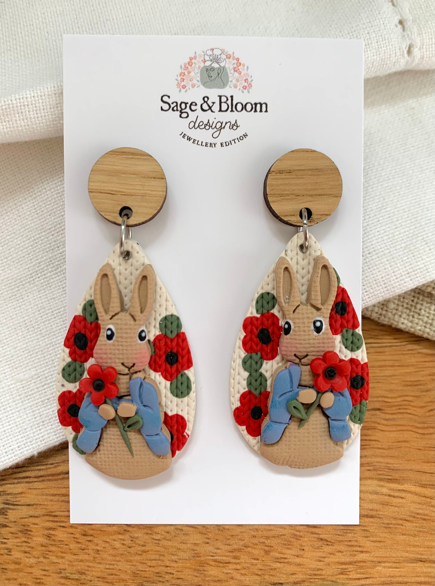Brown Bunny (Red Poppy) V2
