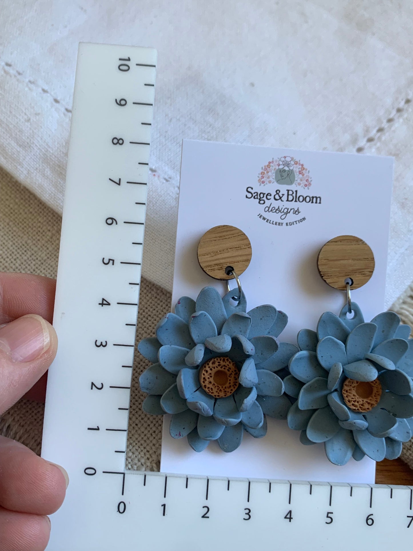 Dahlia - (Dusty Blue)