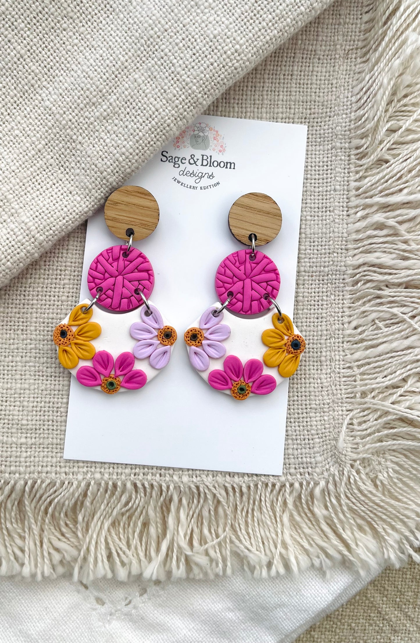 Happy Bloom Statement Dangles