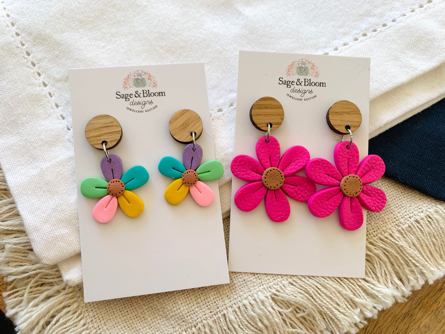 Petite Leather Look Bloom - Mixed